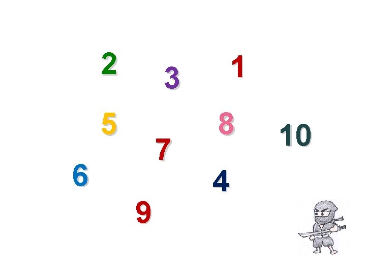 2 3 5 7 6 9 1 8 4 10 