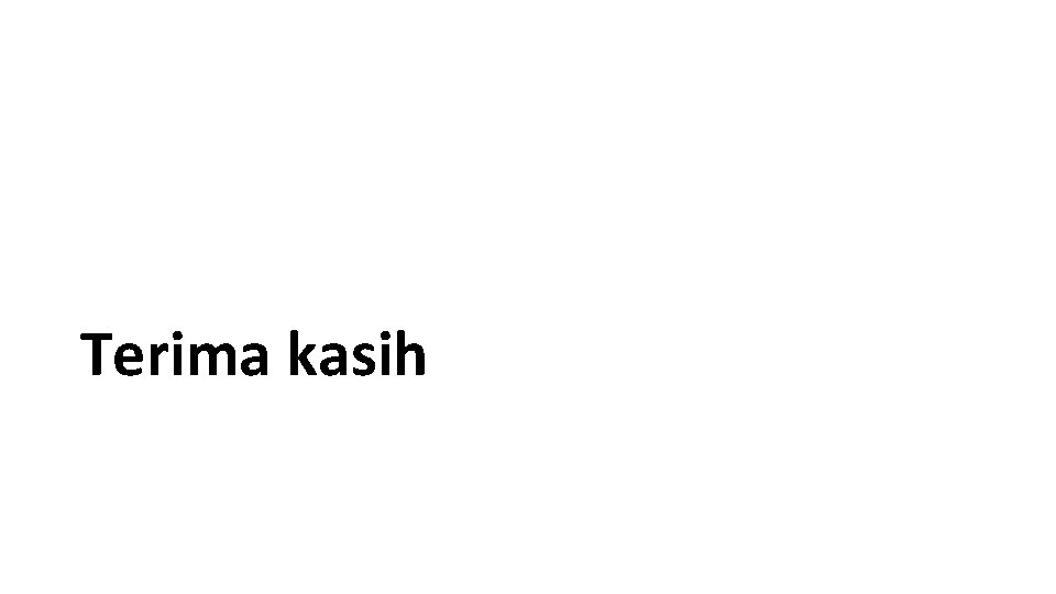 Terima kasih 