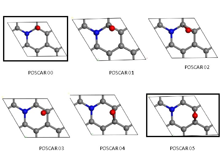 POSCAR 00 POSCAR 03 POSCAR 01 POSCAR 04 POSCAR 02 POSCAR 05 