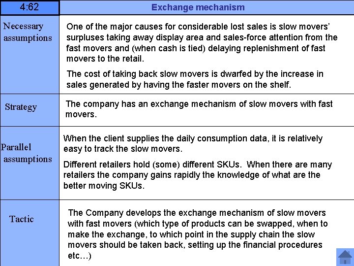 4: 62 Necessary assumptions Exchange mechanism One of the major causes for considerable lost