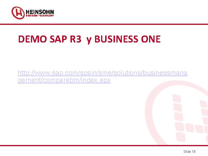 3) Business One - Es un ERP dirigido a los requerimientos de las m