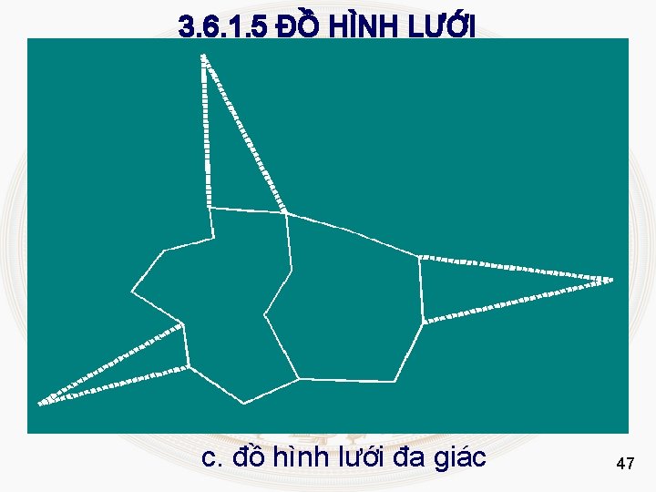 3. 6. 1. 5 ĐỒ HÌNH LƯỚI c. đồ hình lưới đa giác 47