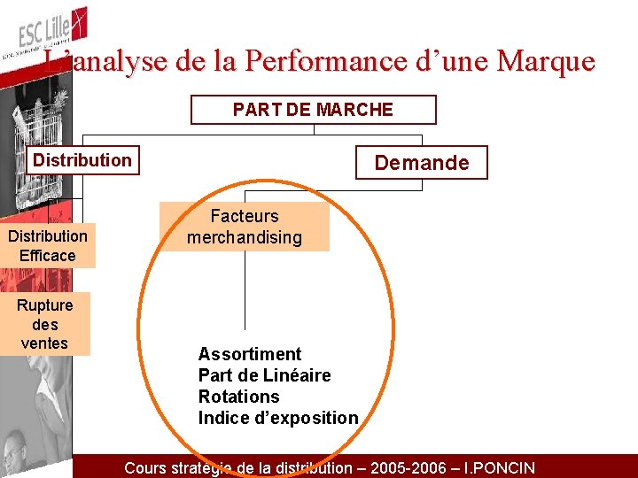 L’analyse de la Performance d’une Marque PART DE MARCHE Distribution Efficace Rupture des ventes