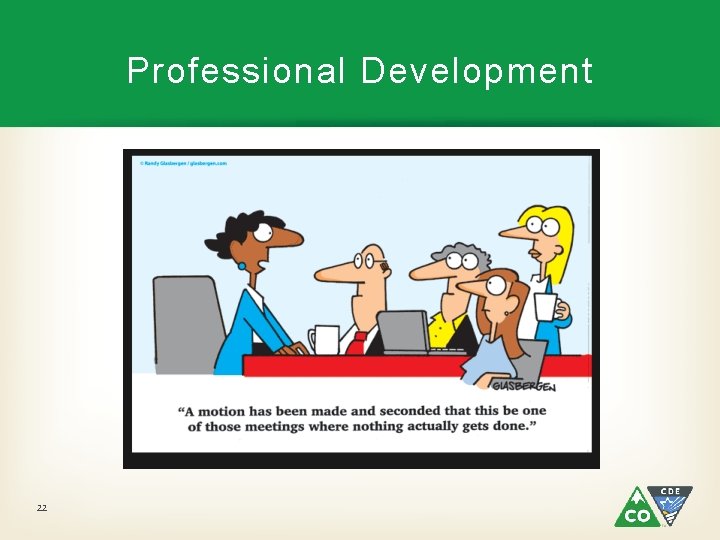 Professional Development 22 