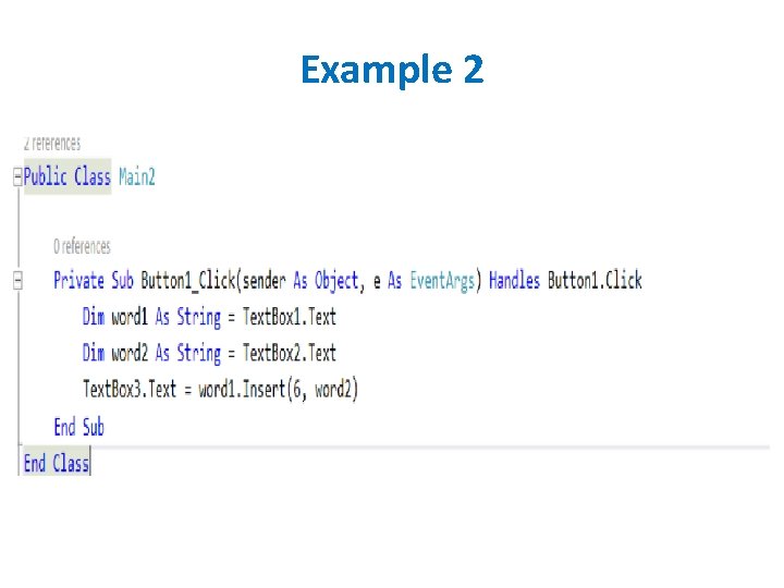 Example 2 Example 2