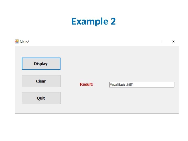 Example 2 Example 2