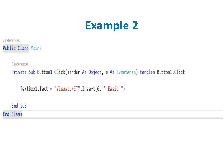 Example 2 Example 2