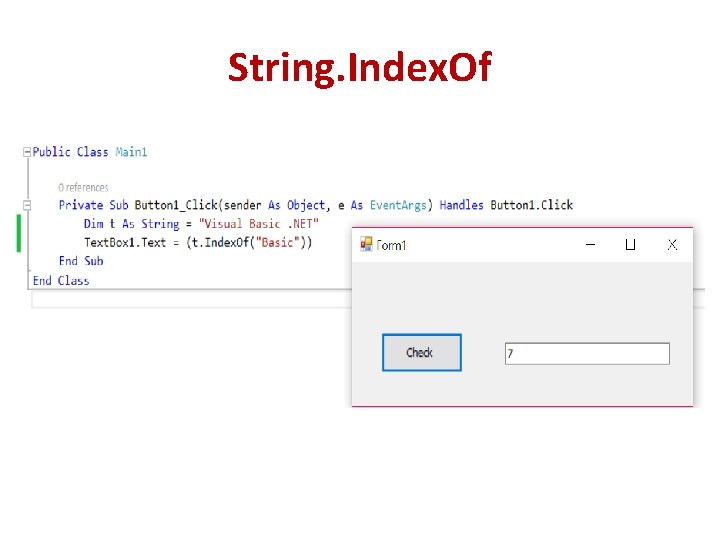 String. Index. Of String. Index. Of