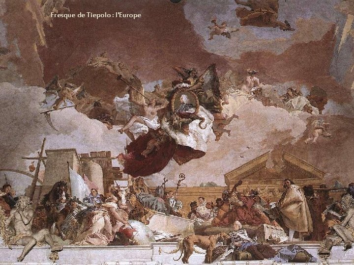 Fresque de Tiepolo : l'Europe 