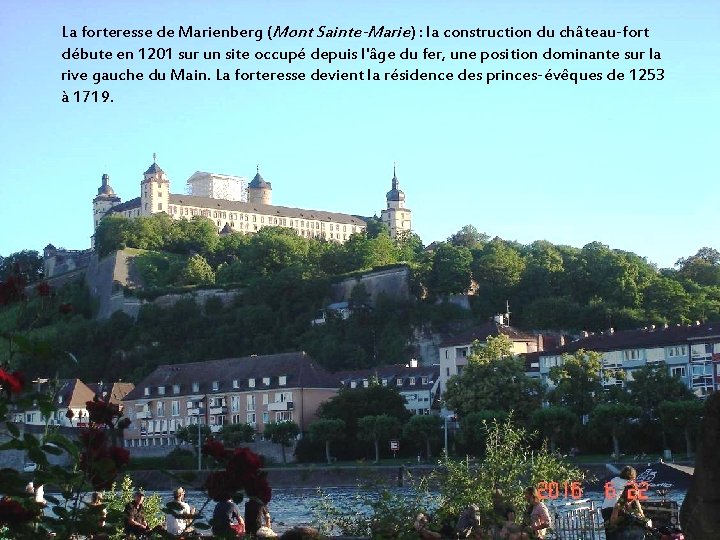 La forteresse de Marienberg (Mont Sainte-Marie) : la construction du château-fort débute en 1201