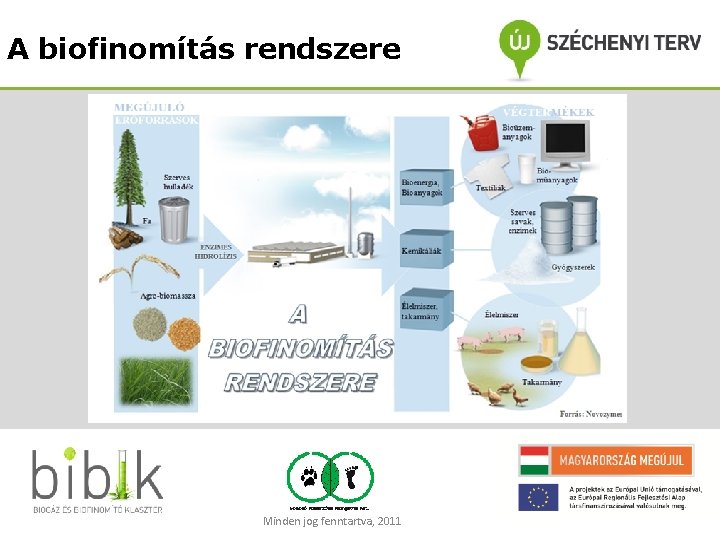 A biofinomítás rendszere Minden jog fenntartva, 2011 