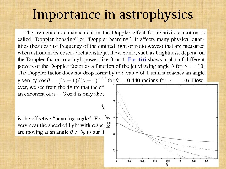Importance in astrophysics 