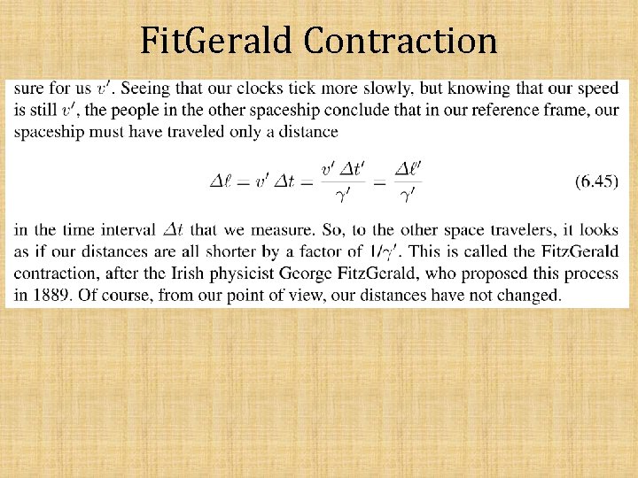Fit. Gerald Contraction 