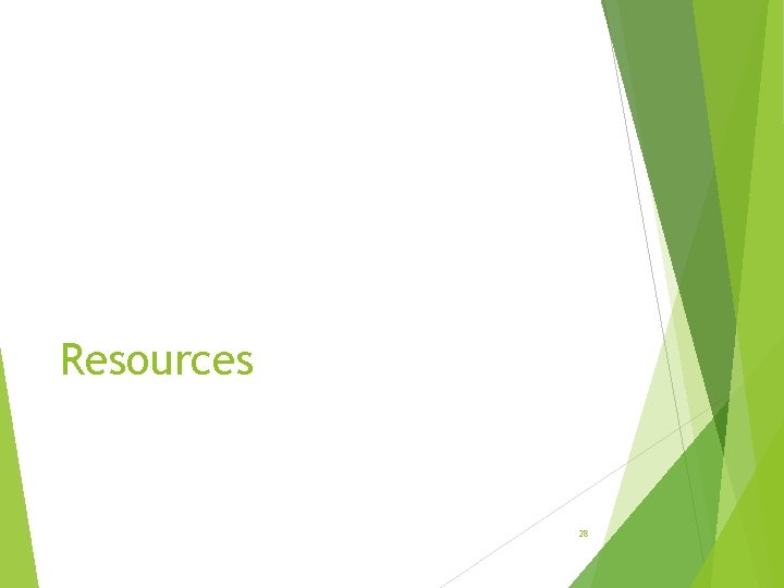 Resources 28 