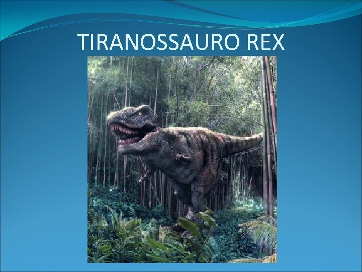 TIRANOSSAURO REX 