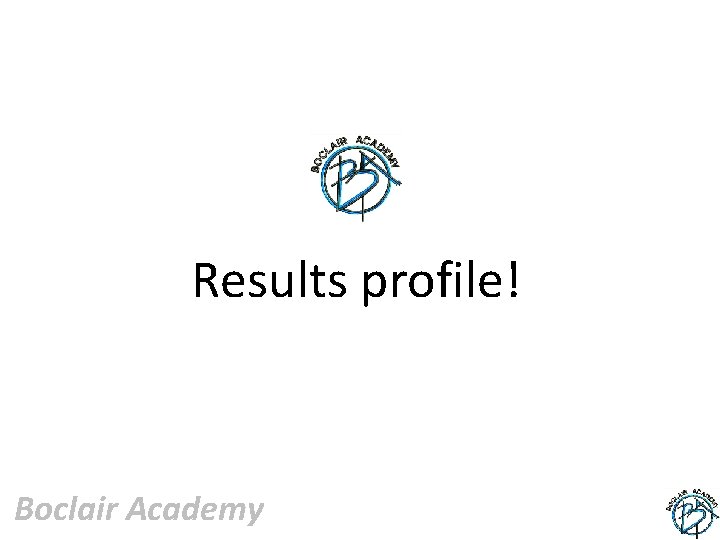 Results profile! Boclair Academy 