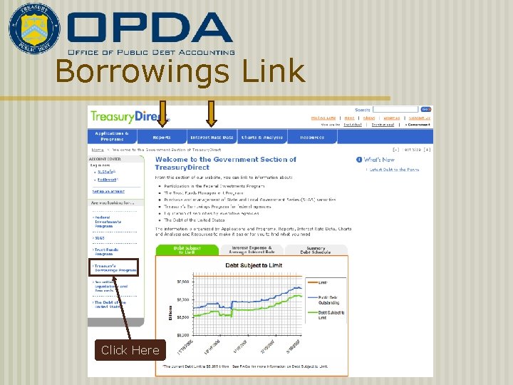 Borrowings Link Click Here 