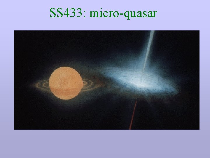 SS 433: micro-quasar 