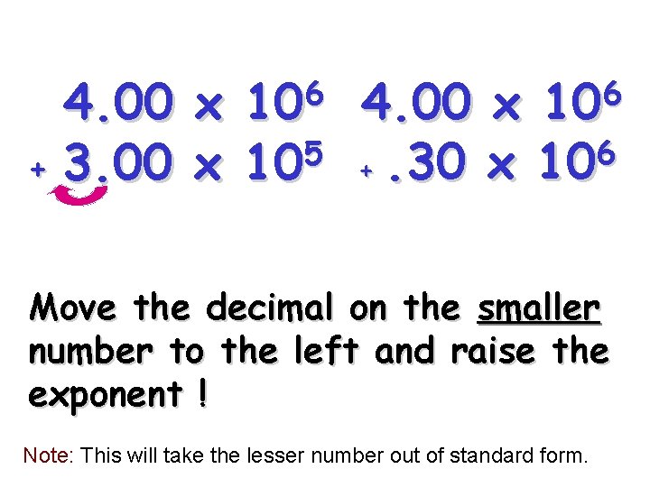 6 10 4. 00 x 6 5 +. 30 x 10 + 3. 00