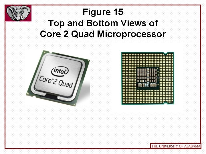 Figure 15 Top and Bottom Views of Core 2 Quad Microprocessor 