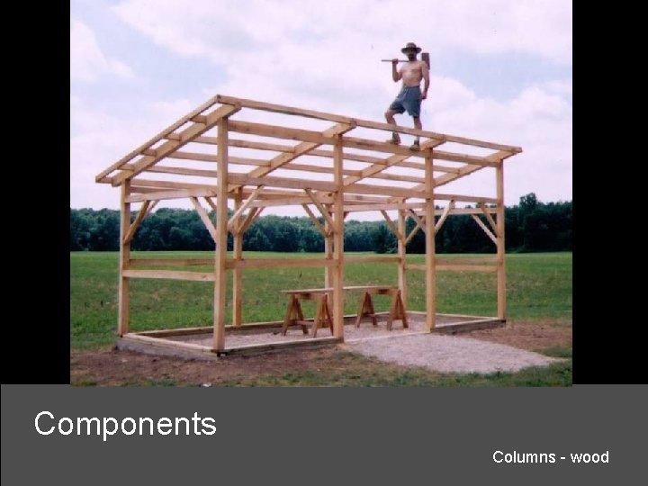 Components Columns - wood 