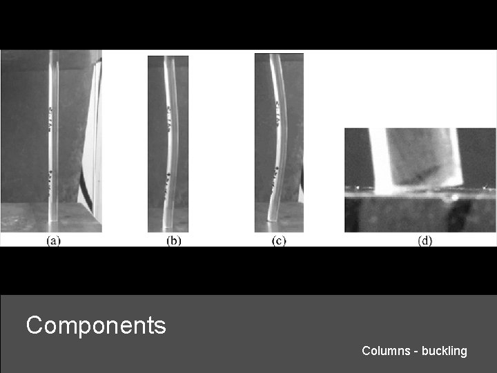 Components Columns - buckling 