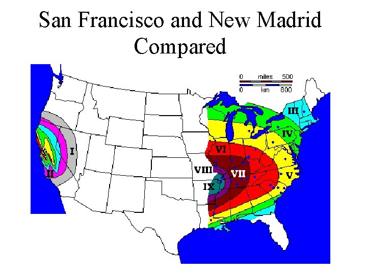 San Francisco and New Madrid Compared 
