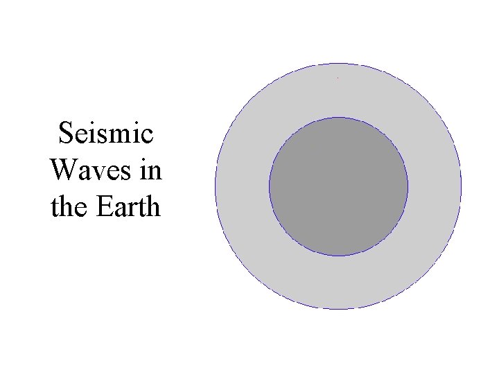 Seismic Waves in the Earth 