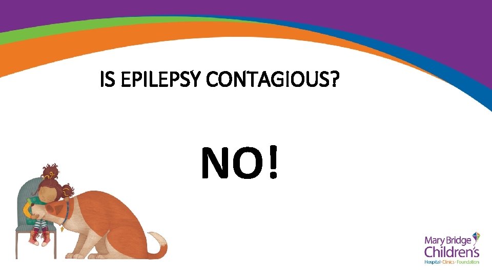 IS EPILEPSY CONTAGIOUS? NO! 