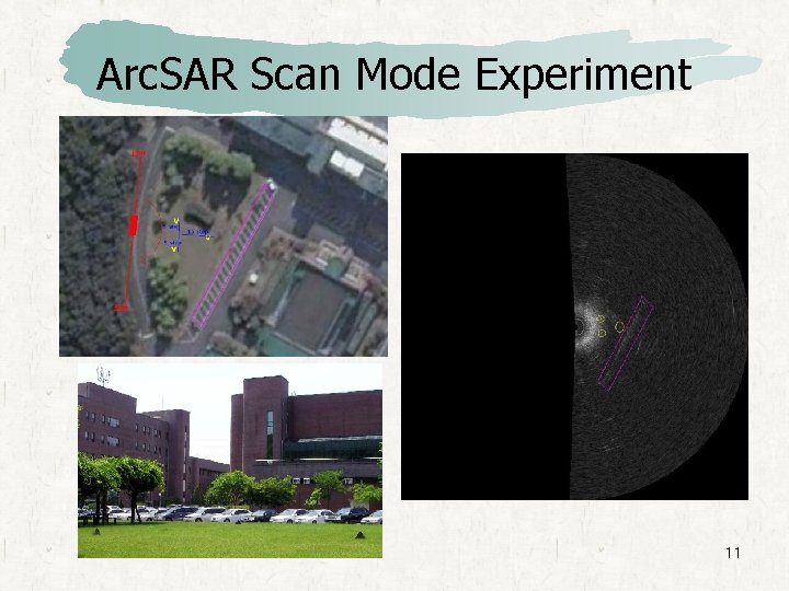 Arc. SAR Scan Mode Experiment 11 