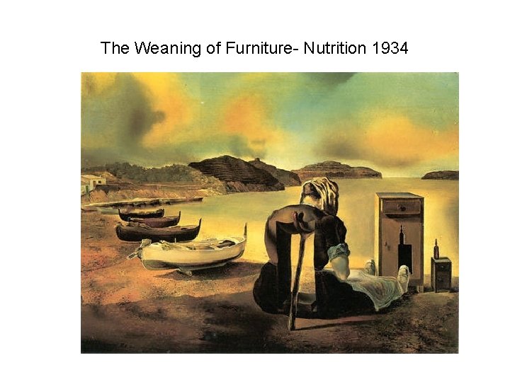 The Weaning of Furniture- Nutrition 1934 