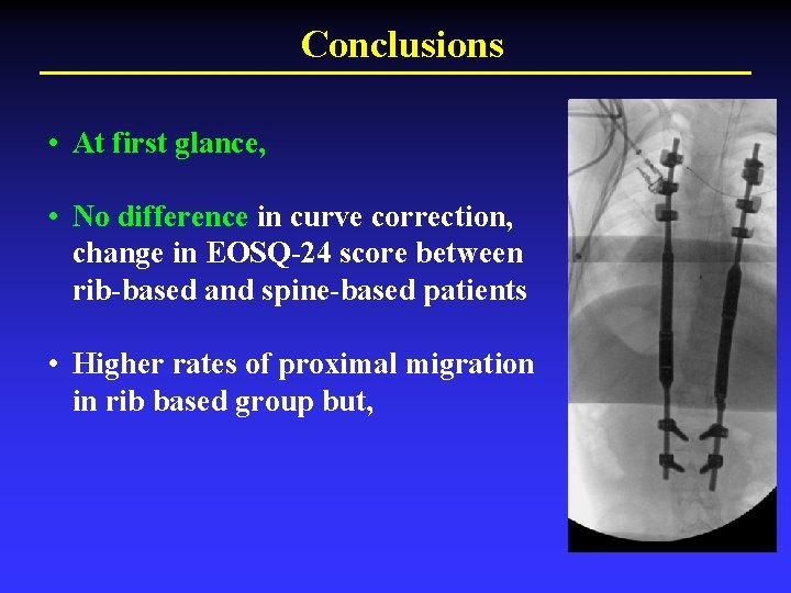 Conclusions • At first glance, • No difference in curve correction, change in EOSQ-24