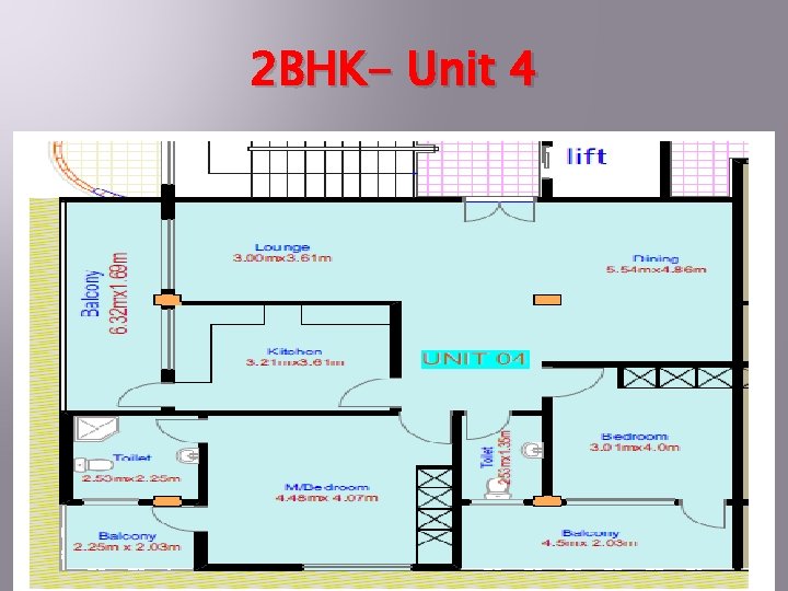 2 BHK- Unit 4 