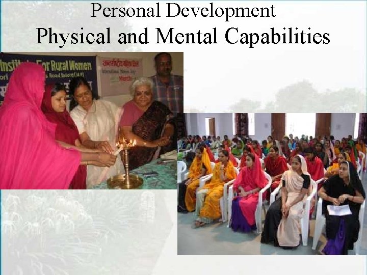 Personal Development Physical and Mental Capabilities 
