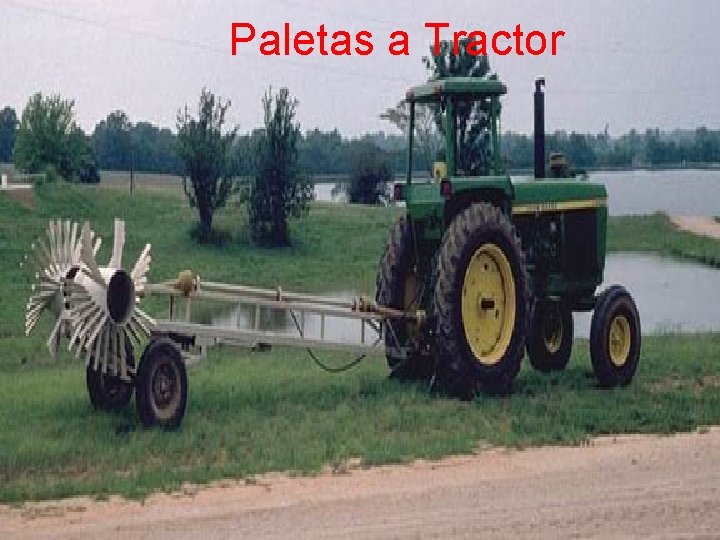 Paletas a Tractor 