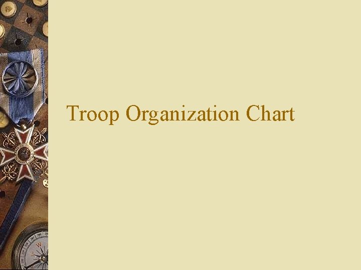 Troop Organization Chart 