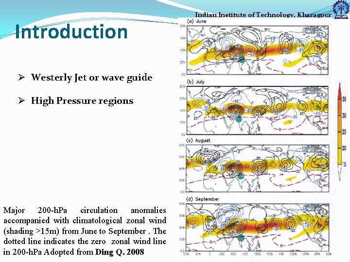 Introduction Ø Westerly Jet or wave guide Ø High Pressure regions Major 200 -h.