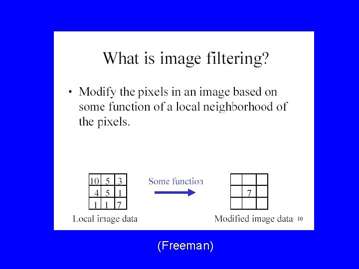 (Freeman) (Freeman)