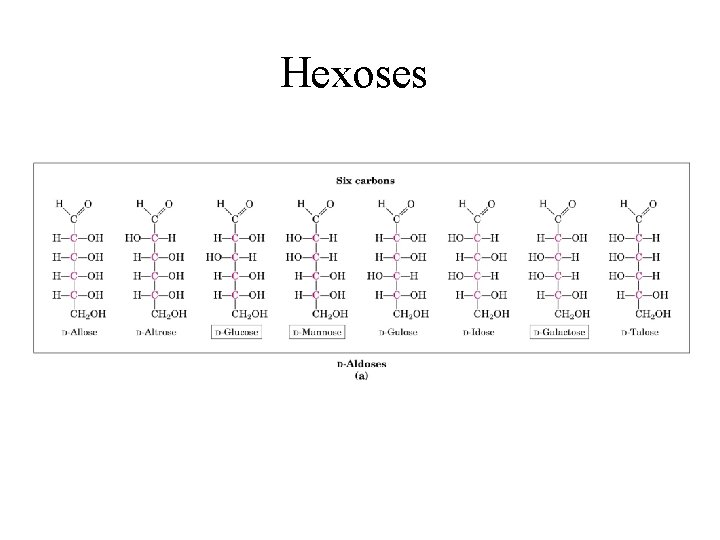 Hexoses 