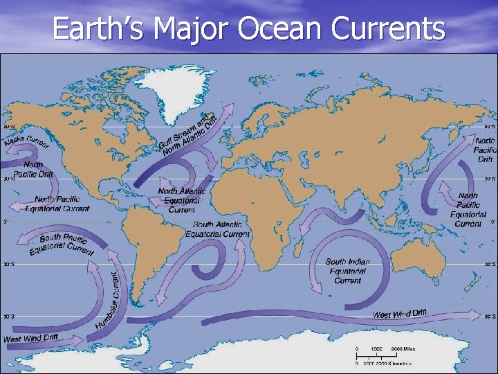 Earth’s Major Ocean Currents 