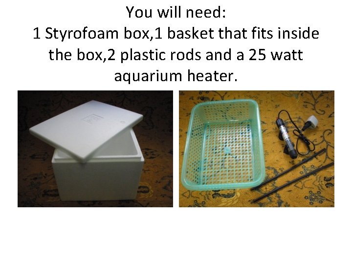 How to make a simple tempeh incubator For