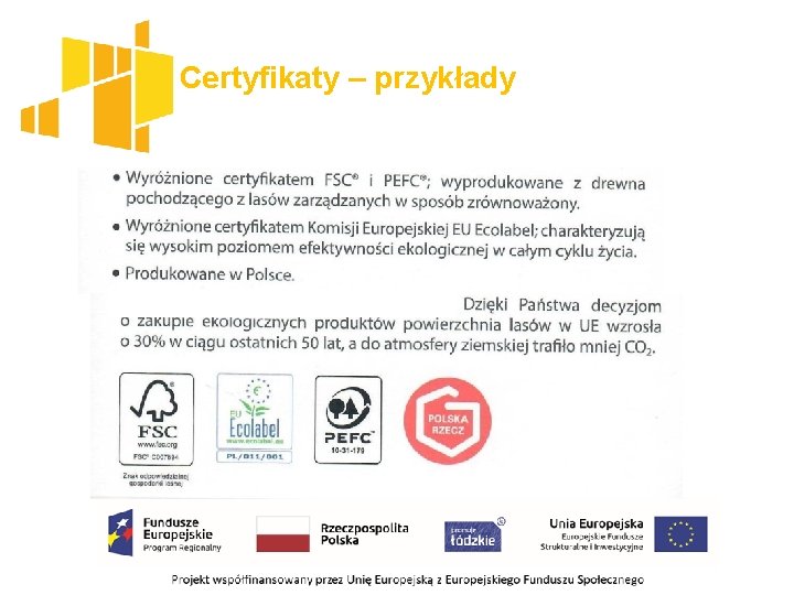 Certyfikaty – przykłady 