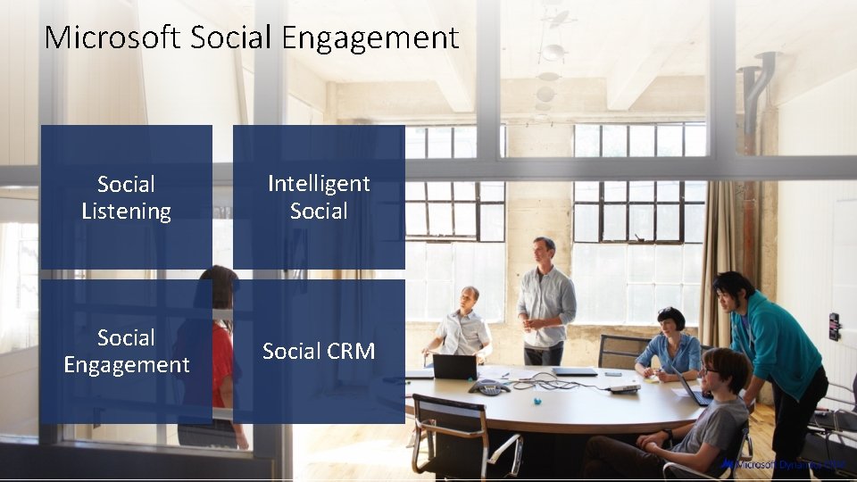 Microsoft Social Engagement Social Listening Intelligent Social Engagement Social CRM 