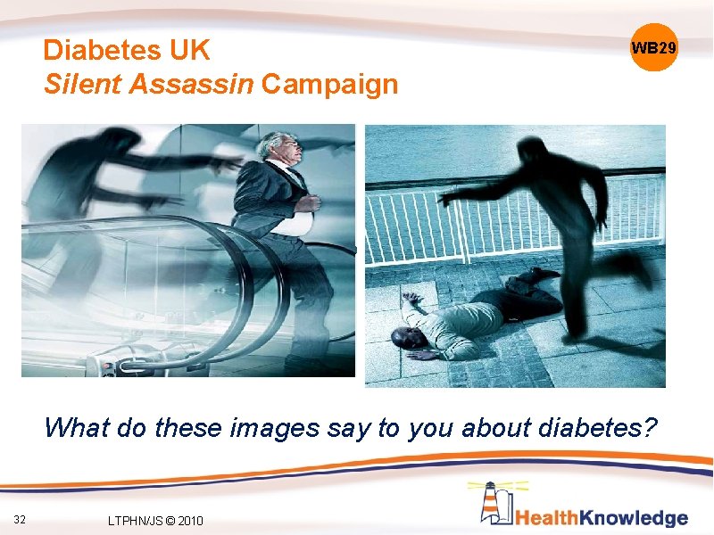 Diabetes UK Silent Assassin Campaign WB 29 What do these images say to you