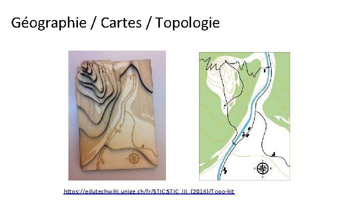 Géographie / Cartes / Topologie https: //edutechwiki. unige. ch/fr/STIC: STIC_III_(2016)/Topo-kit 