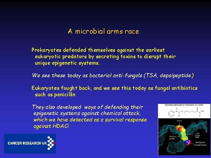 A microbial arms race Prokaryotes defended themselves against the earliest eukaryotic predators by secreting