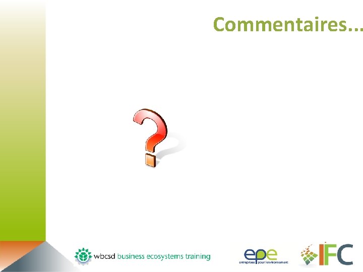 Commentaires. . . 