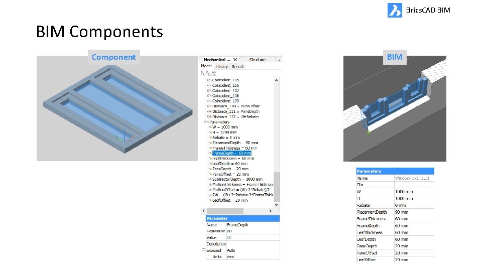 Brics. CAD BIM Components Component BIM 