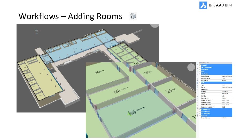 Brics. CAD BIM Workflows – Adding Rooms 