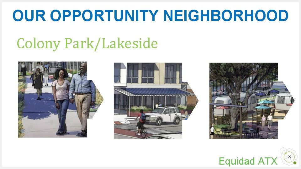 OUR OPPORTUNITY NEIGHBORHOOD Colony Park/Lakeside Equidad ATX 29 